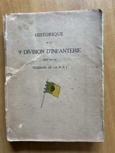 Historique de la 9e Division d’Infanterie