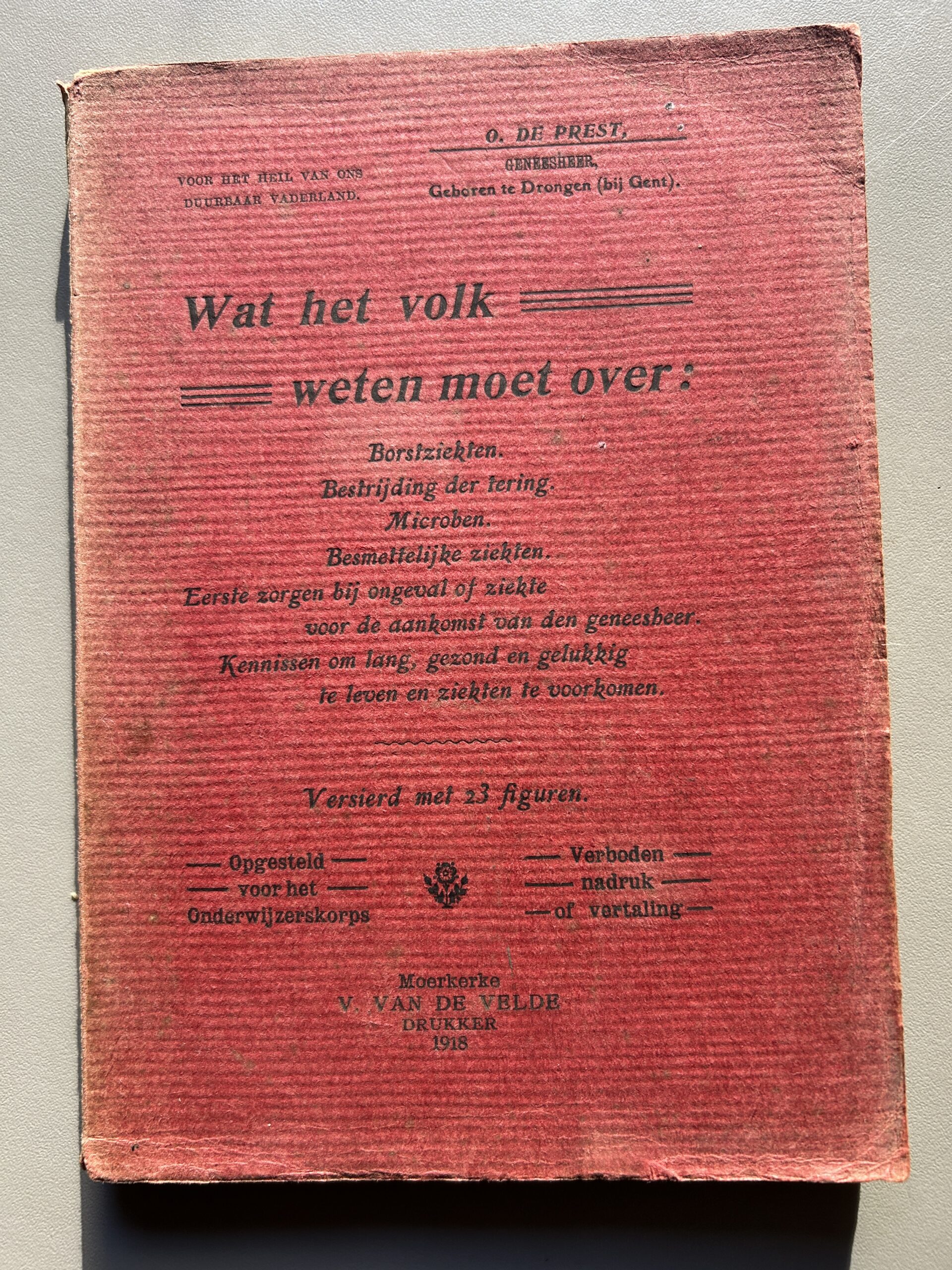 Wat het volk weten moet over